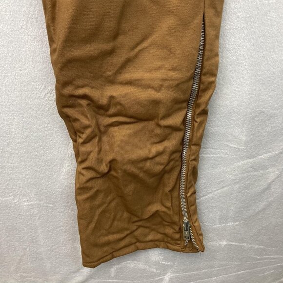 Vintage Key Imperial Canvas Duck Coveralls Mens XL Brown Insulated Quilted USA - Picture 9 of 16